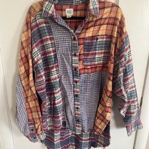 UO BDG spliced/patched flannel NWT Size M